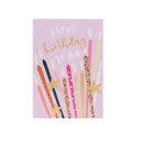GENERIC ED Blank Pink Birthday Candles