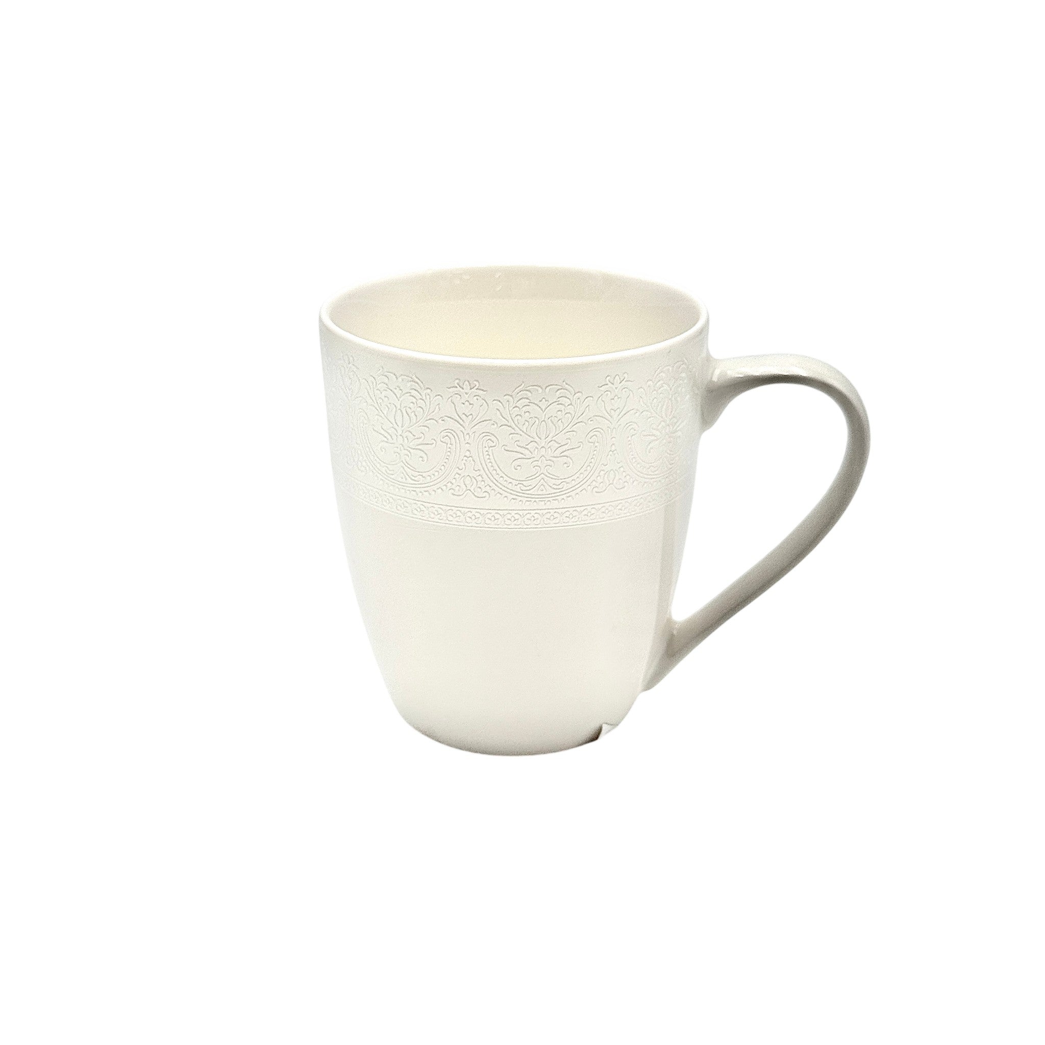 Orion Mug Cup Porcelain New Bone Ivory 360 ML 1 Pcs
