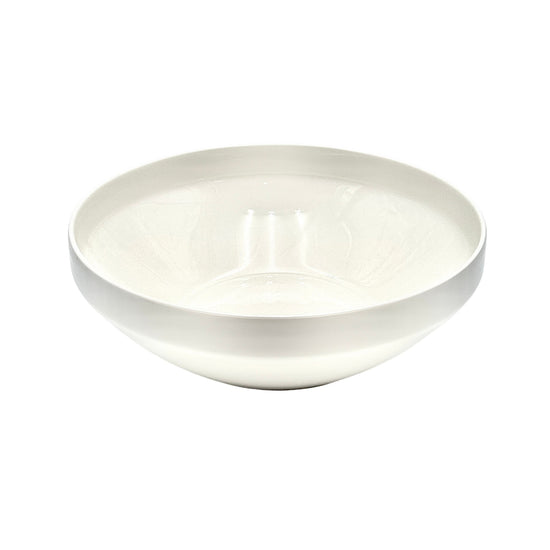 Classico Porcelain Salad Bowl straight edge shape 23cm White