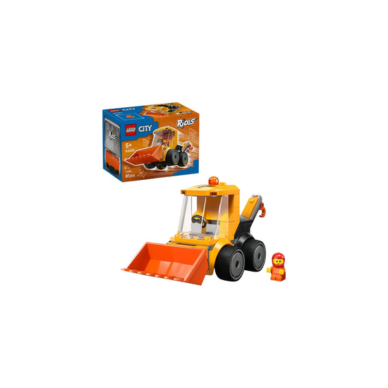 Rides Construction Loader Building Set Yellow 61 pcs