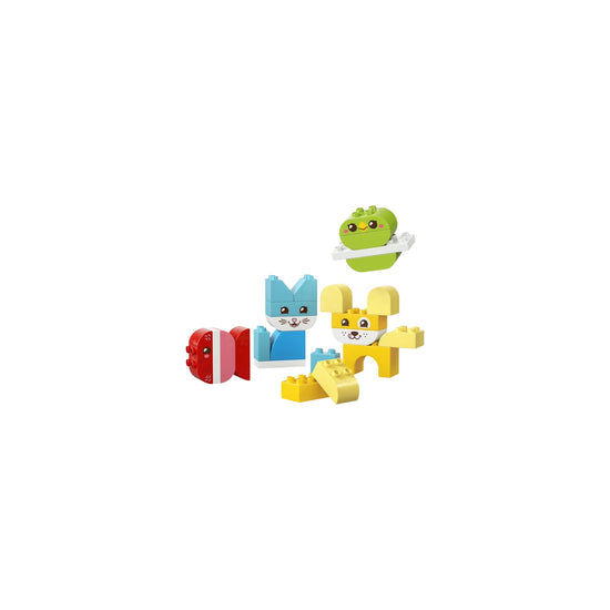 3 In 1 Creative Cute Pets Building Set White 24 pcs