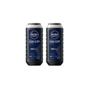 Nivea Men Deep Clean Shower Gel 250 ml 2 pcs