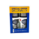 Nivea Black&White Invisible Men Deodorant Roll-On 50ml 2pcs