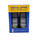Nivea Men Deep Extreme Deodorant Roll-On 50 ml 2 pcs