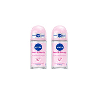 Nivea Pearl & Beauty Female Deodorant Roll-On 50 ml 2 pcs
