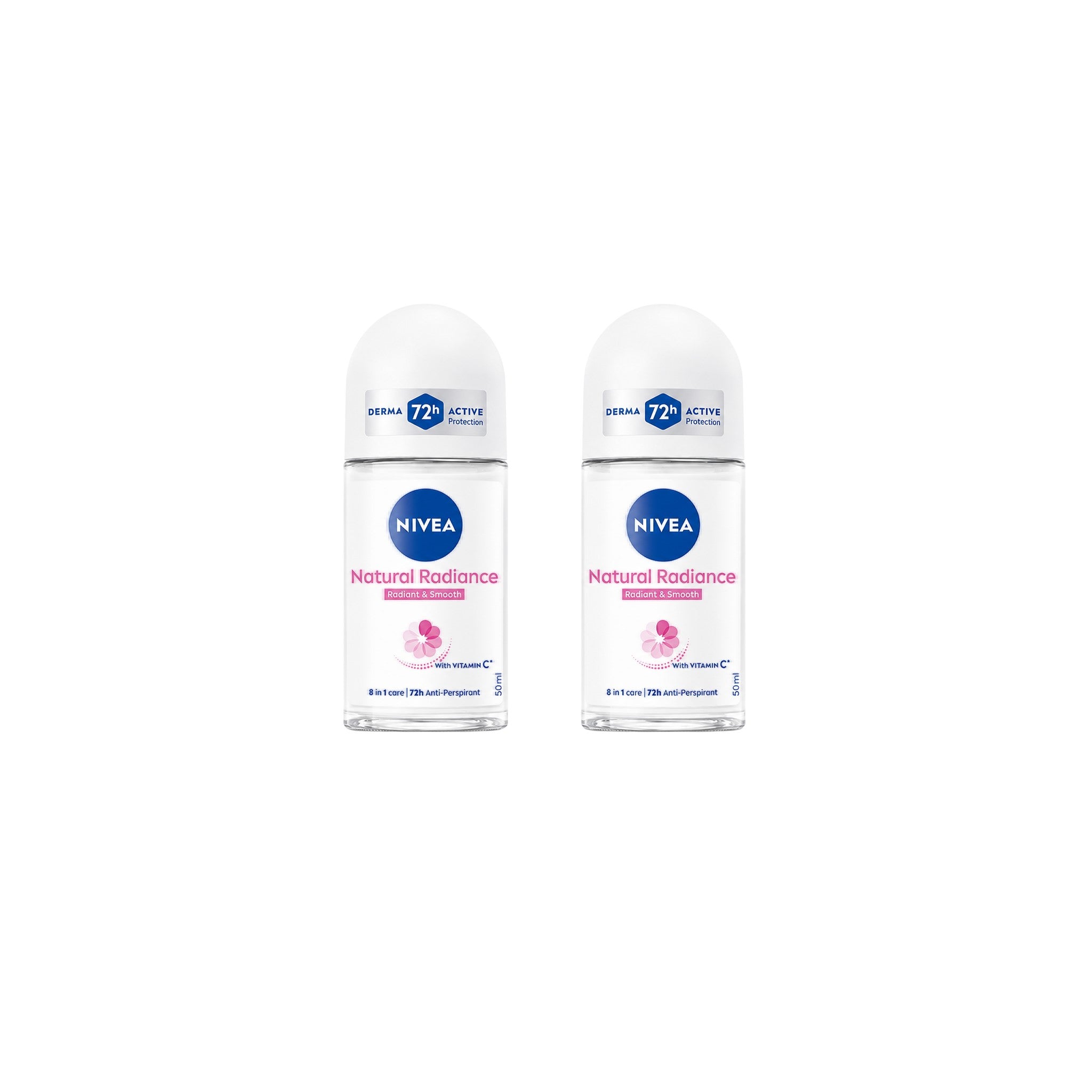 Nivea Natural Fairness Female Deodorant Roll-On 50 ml 2 pcs
