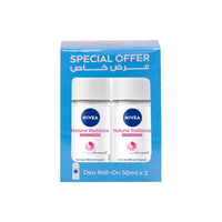 Nivea Natural Fairness Female Deodorant Roll-On 50 ml 2 pcs