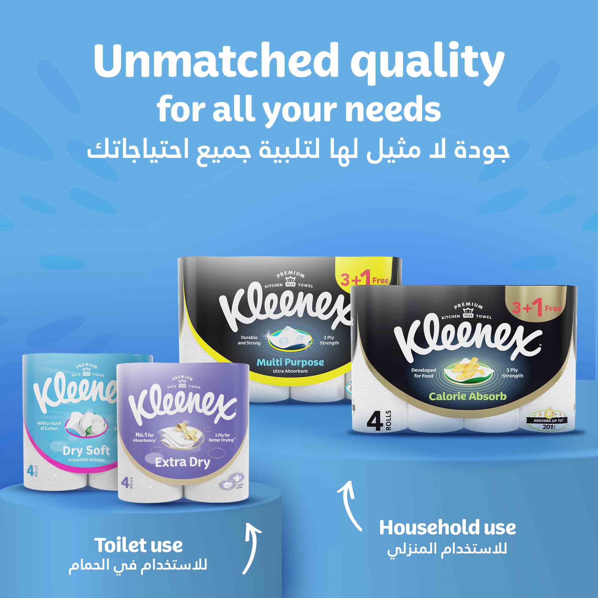 KLEENEX DAILY CARE (2PLY) 170'S (5PK)