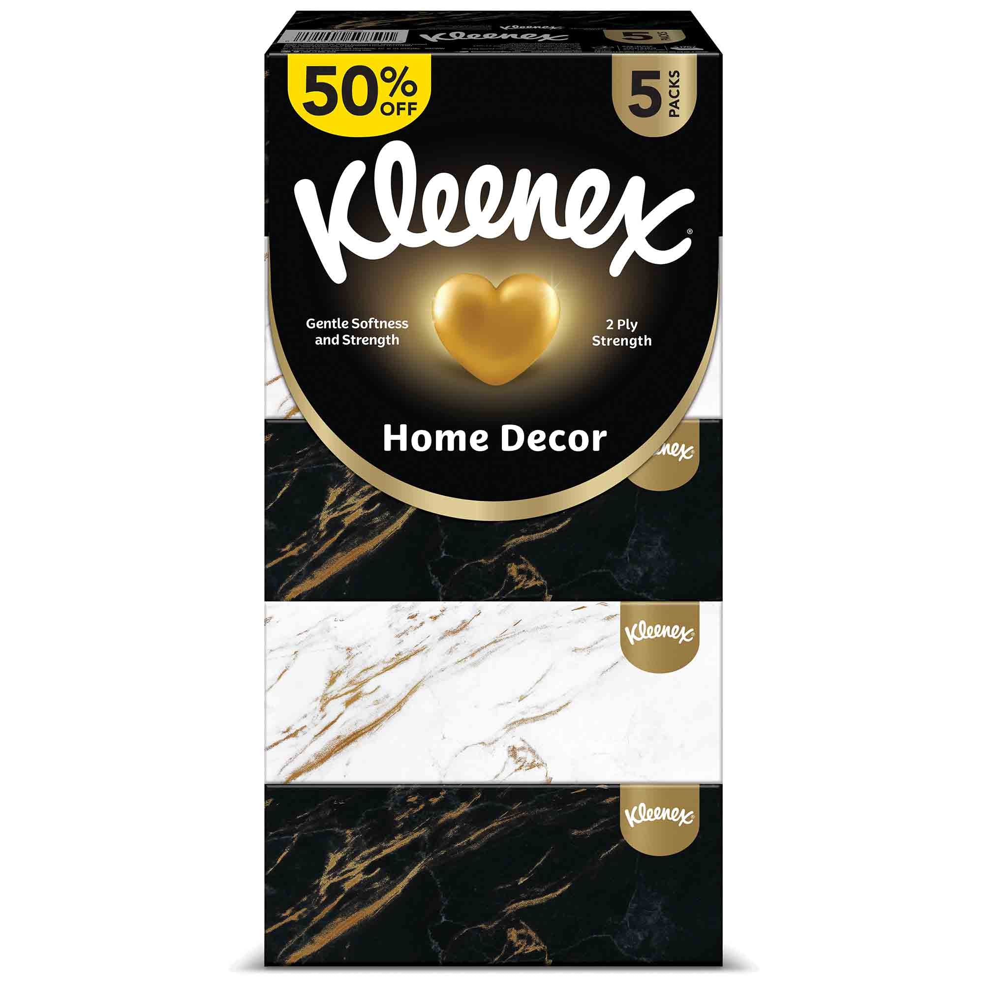 KLEENEX HOME DÉCOR (2PLY) 170'S (5PK)