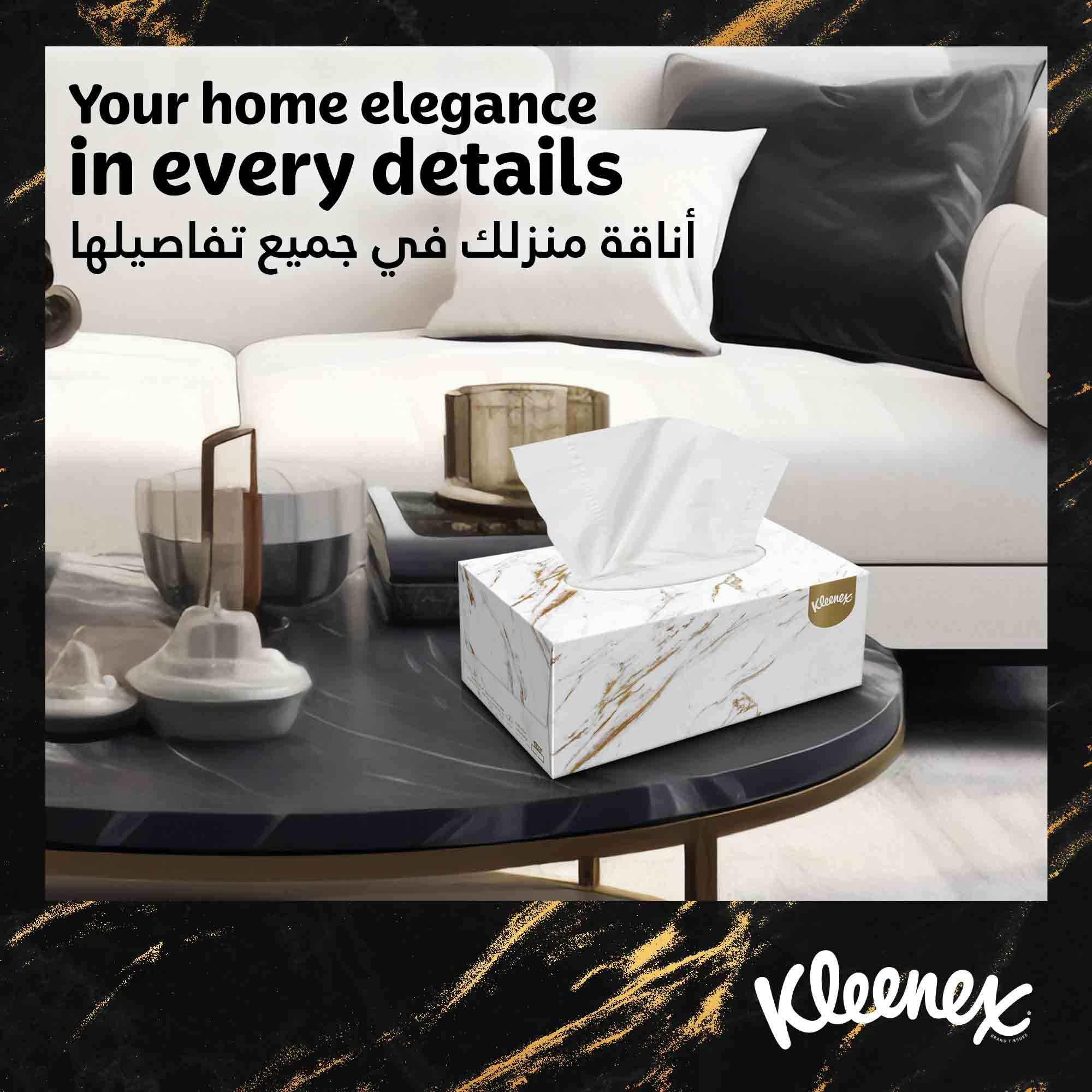 KLEENEX HOME DÉCOR (2PLY) 170'S (5PK)