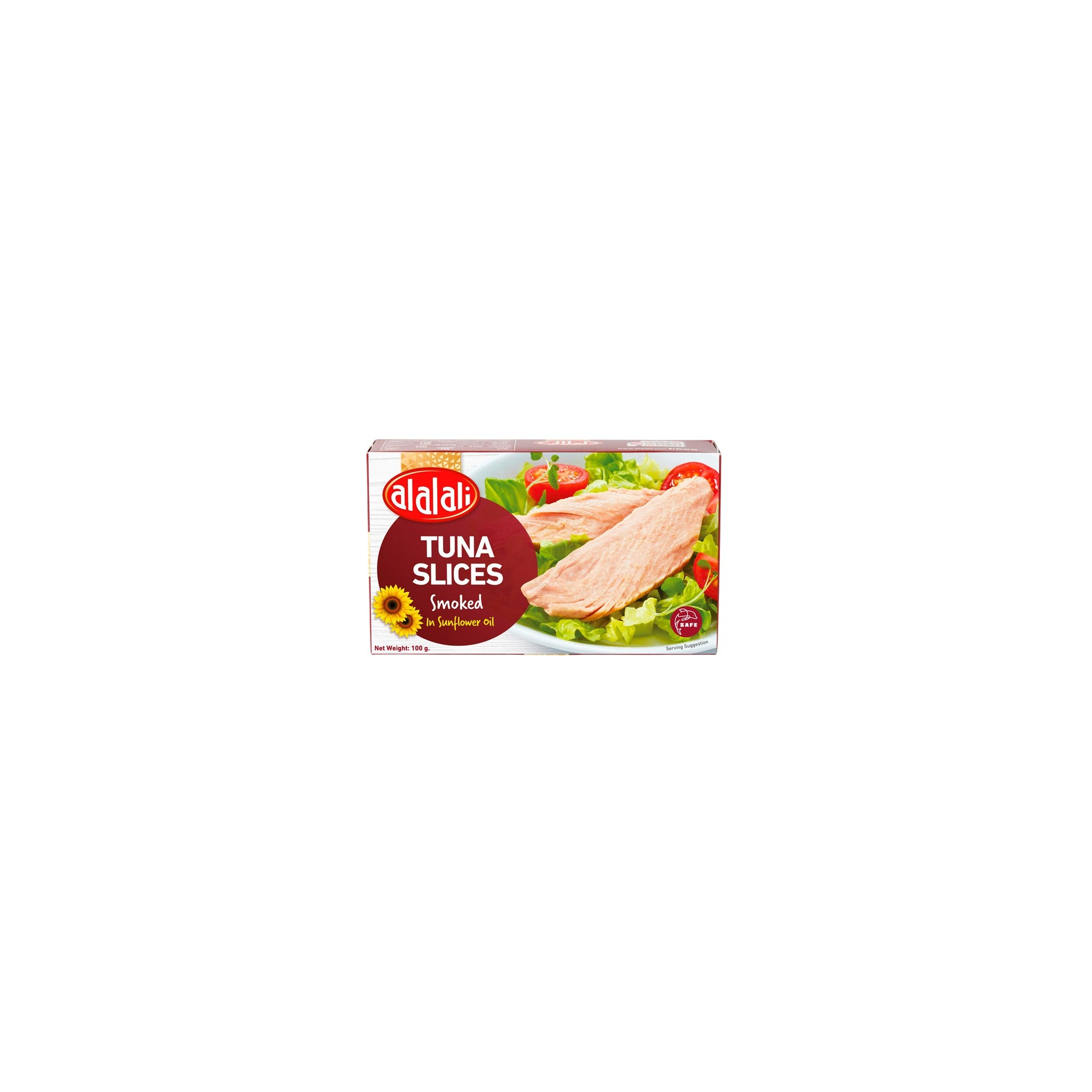 Al Alali Smoked Tuna Slices In Sunflower Oil 100 gm