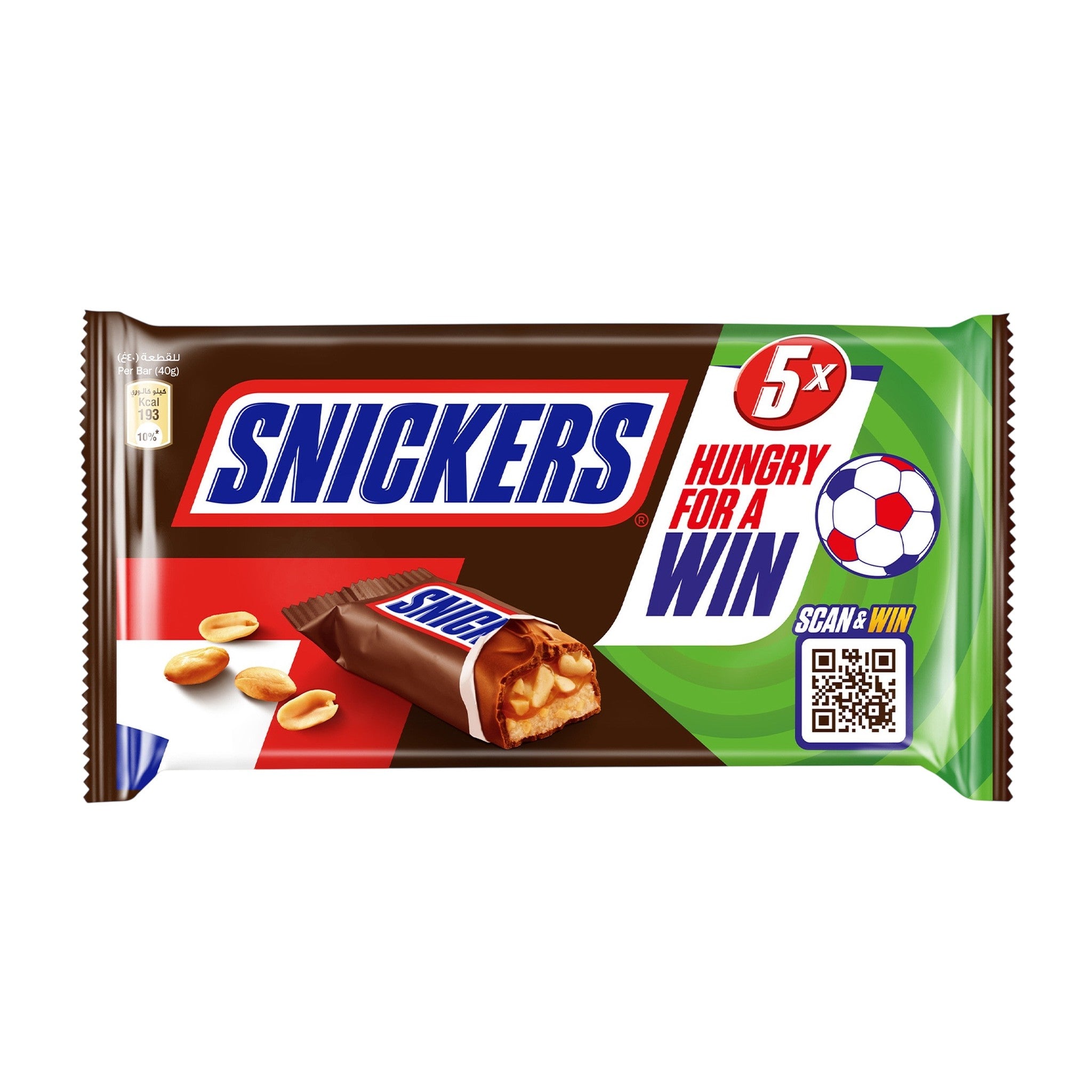 Snickers Original Chocolate Bar 5x40 gm