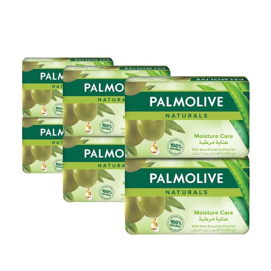 Palmolive Naturals Aloe & Olive Bar Soap 120 gm 6 pcs