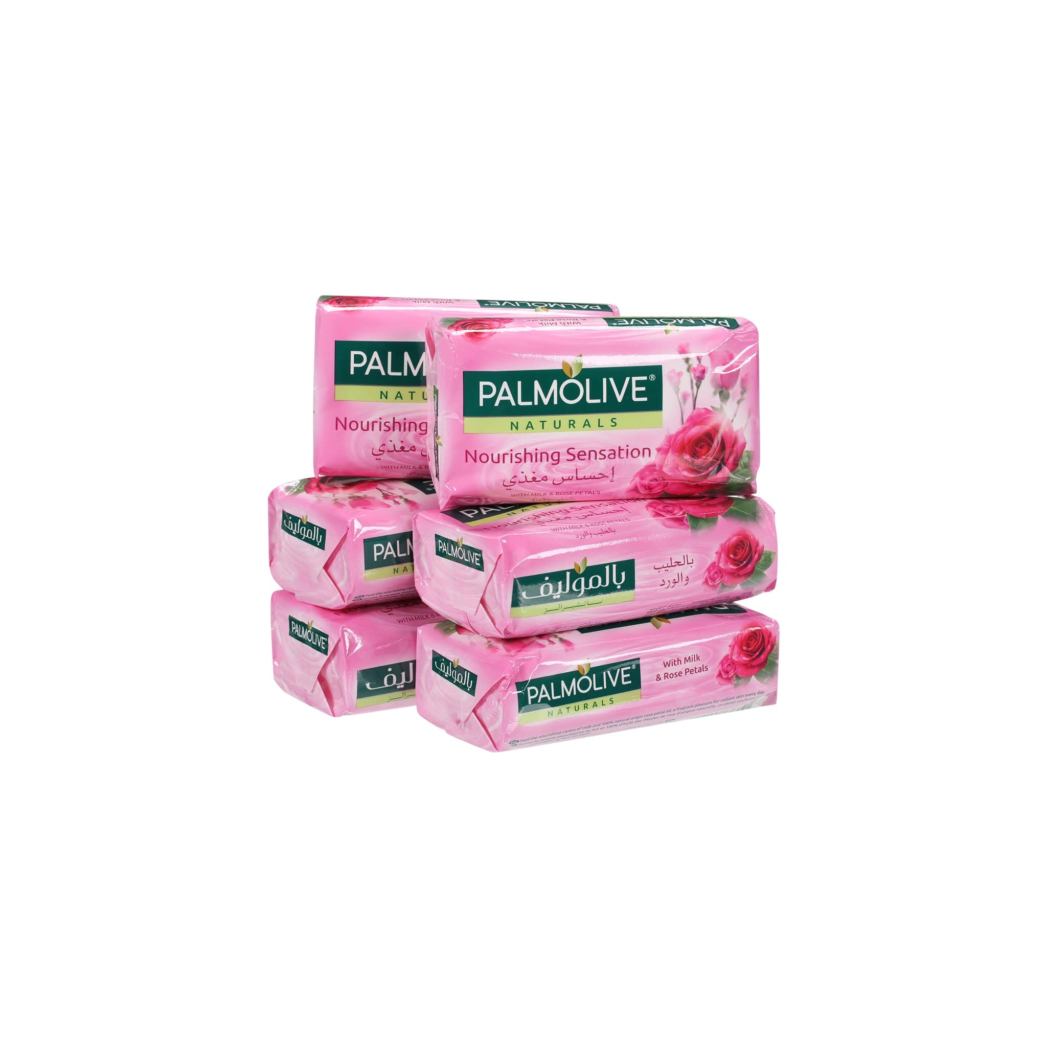 Palmolive Naturals Milk & Rose Bar Soap 120 gm 6 pcs