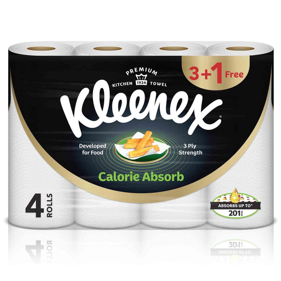 Kleenex Household Tissue 3 Ply 50 pcs Pack of 4