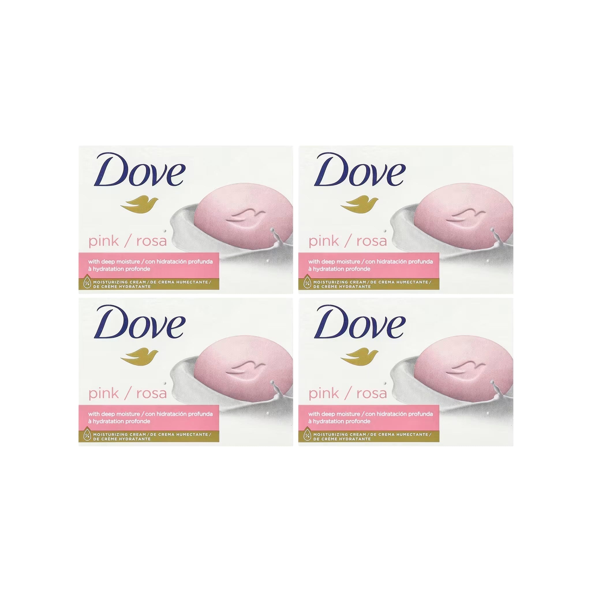 Dove Soap Bar Beauty Cream Pink 125 gm 4 pcs