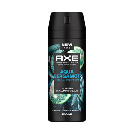 Axe Men Deodorant Aerosol Aqua Bergamot 150 ml