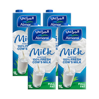 Almarai UHT Full Fat Milk With Vitamin 4x1 L