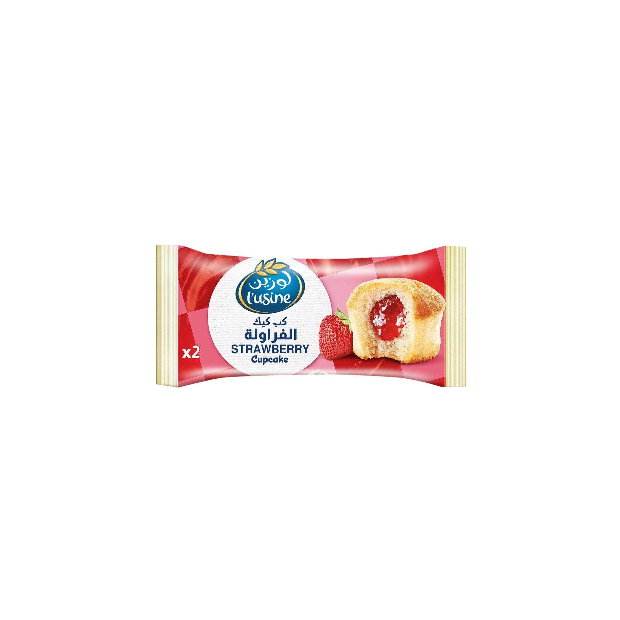 Lusine Strawberry Cup Cake 18x30 gm