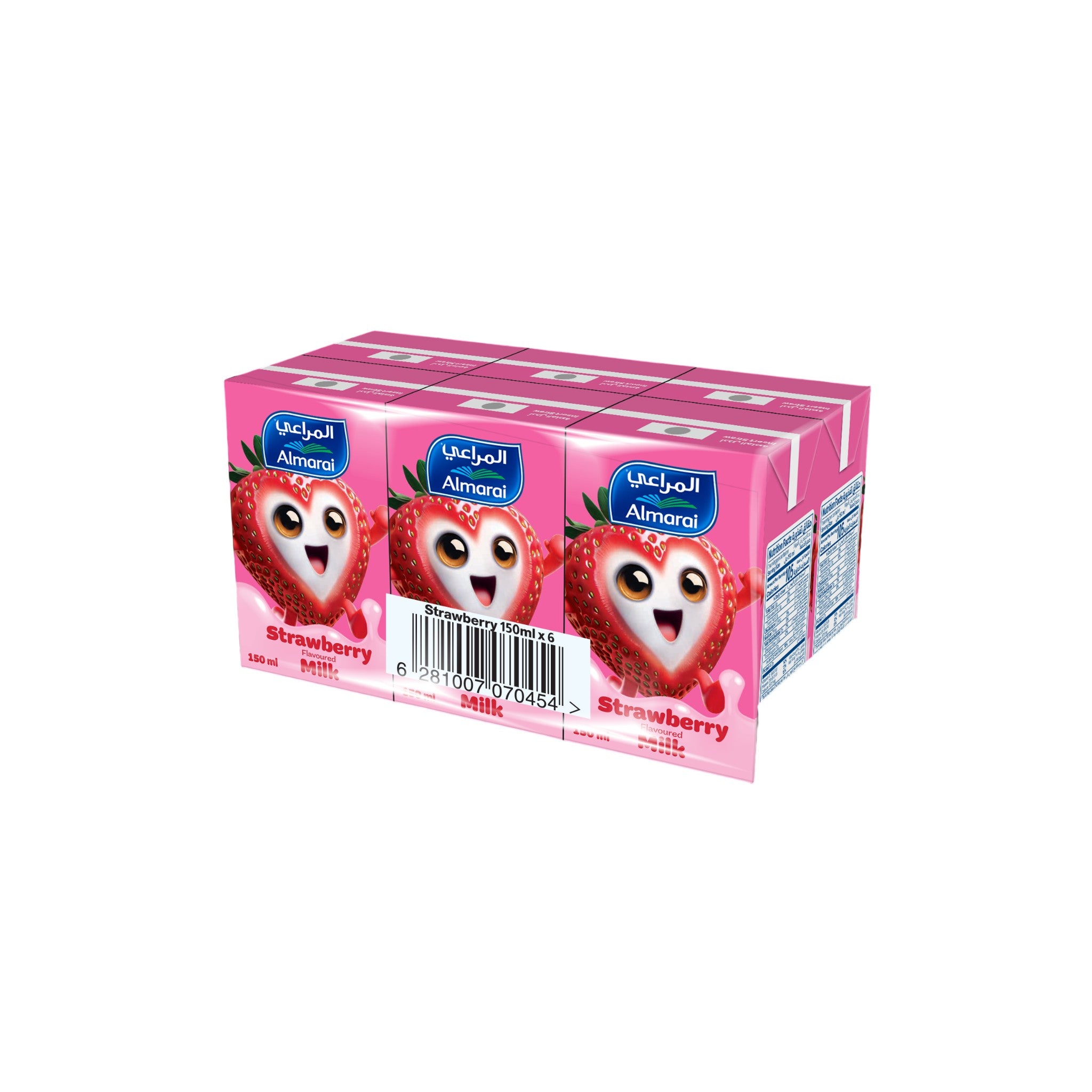 Almarai Nijoom Strawberry UHT Milk 6x150 ml