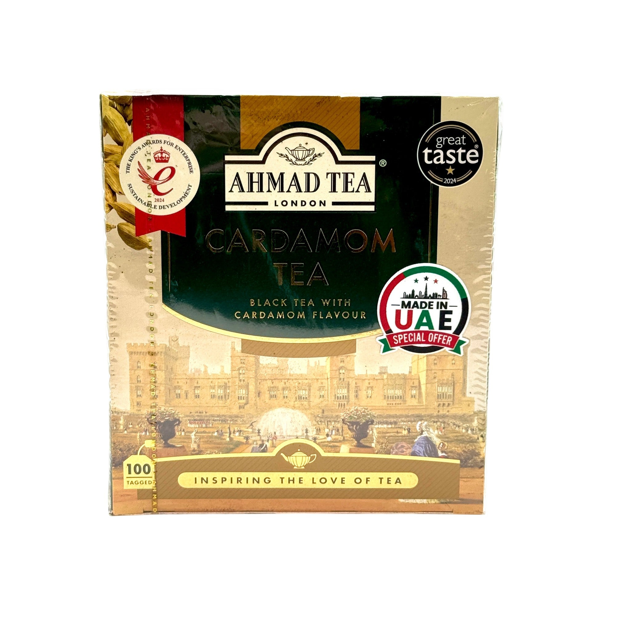 Ahmad Tea Cardamom Tea Bags 100 pcs