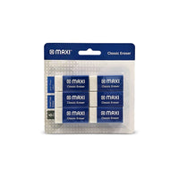 MAXI DUST FREE ERASER MEDIUM 6PC IN A BLISTER