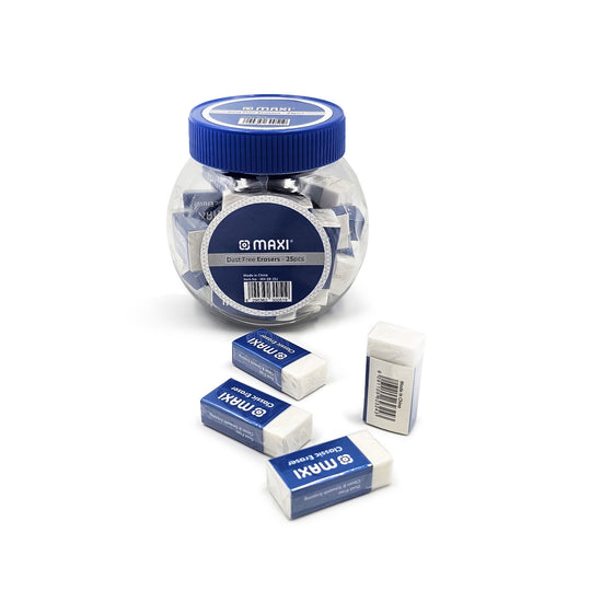 Maxi Dust Free Eraser Medium jar of 25 pcs