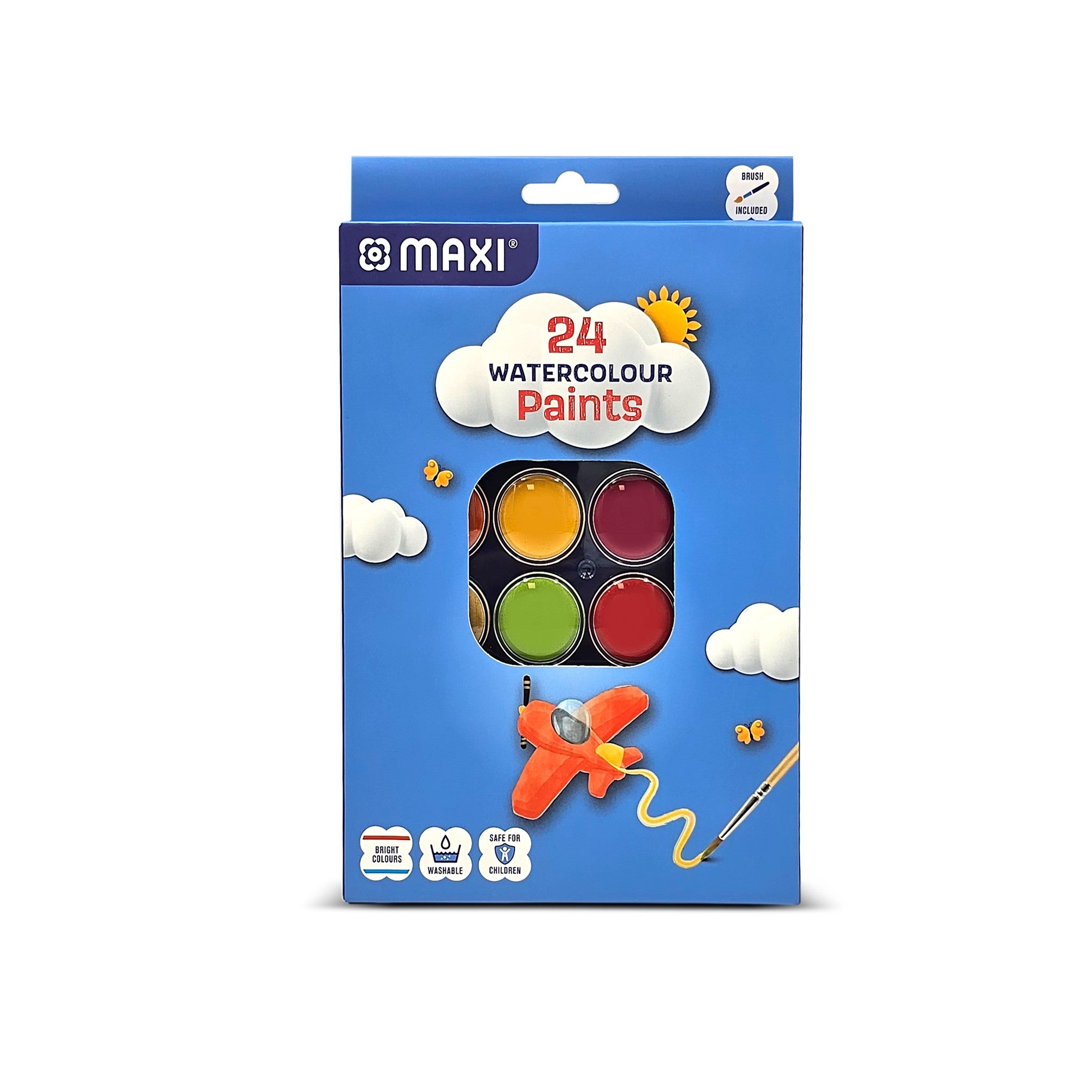 MAXI WATERCOLOR 24 COLOR 28MM