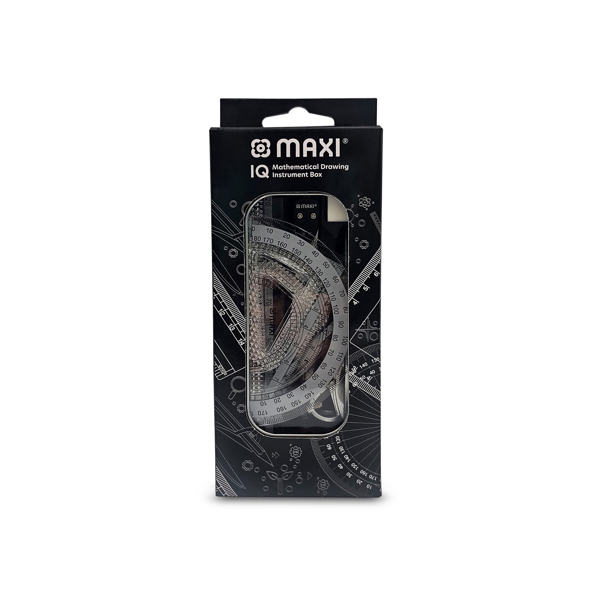 MAXI METAL GEOMETRY BOX 10PC BLACK