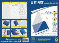 MAXI CLEAR SELF ADHESIVE SHEET 34CMX47CM 20SHEETS