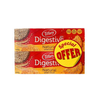 Tiffany Digestives Natural Wheat Biscuit 2x400 gm