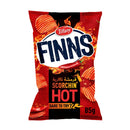 Tiffany Finns Potato Chips Scorchin Hot 85 gm