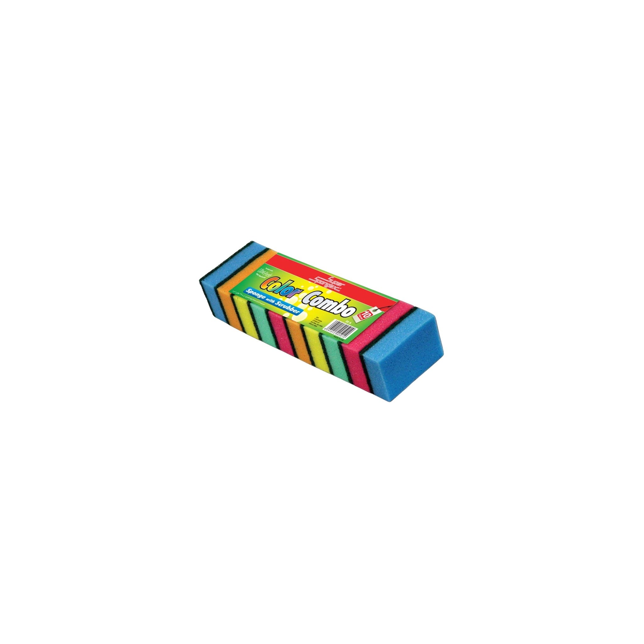 Suprex Multicolor Sponge 10 pcs