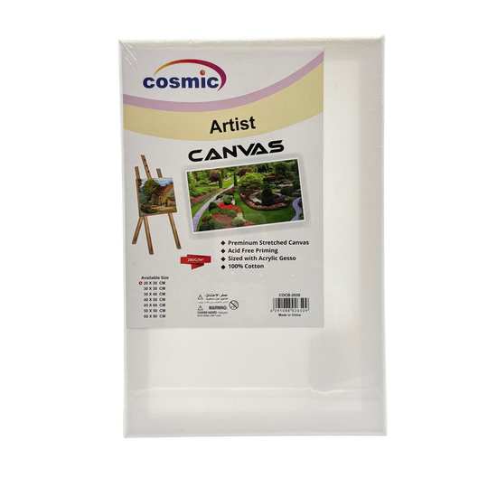 Cosmic Blank Canvas Plastic White 30x20x0.3 CM 3+