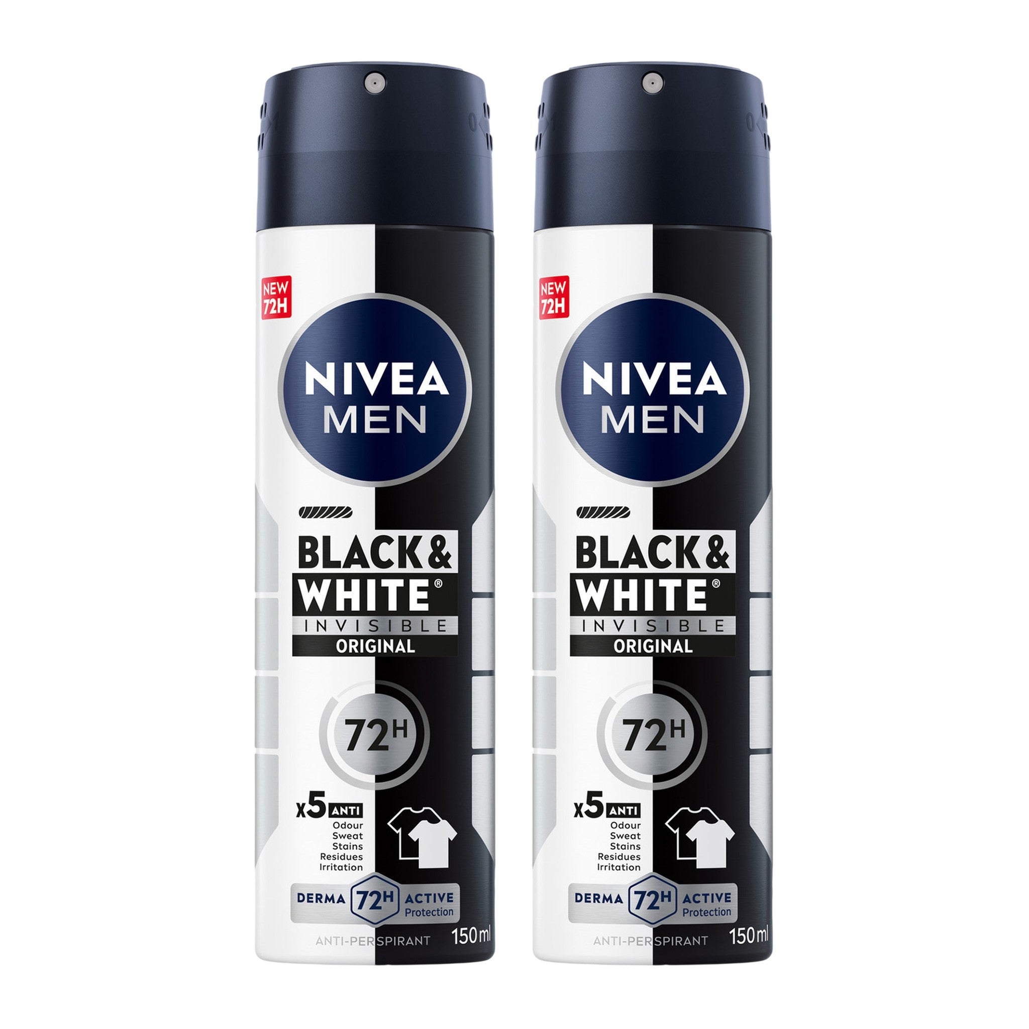 Nivea Black&White Invisible Men Deodorant Spray 150ml