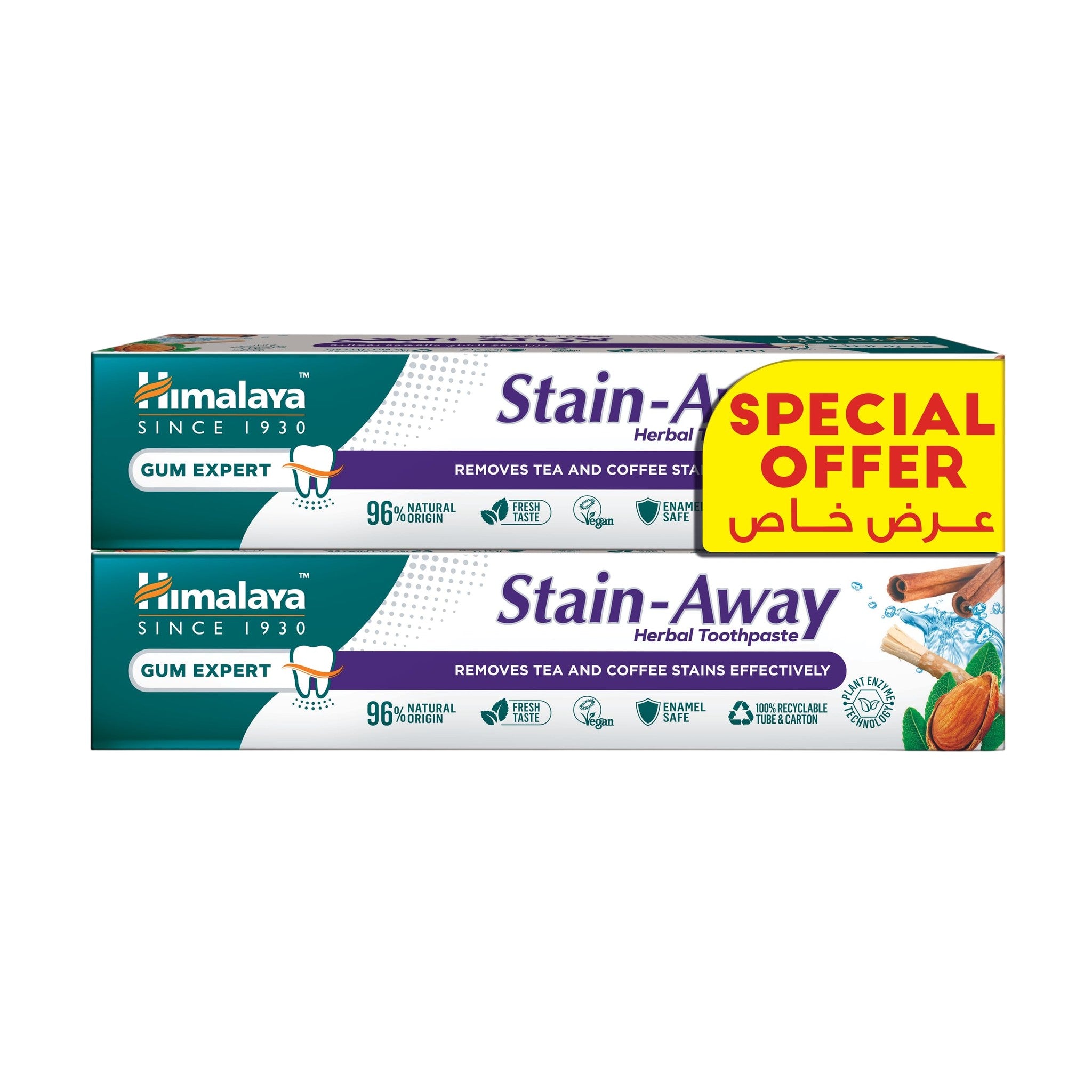 Himalaya Toothpaste Stain Away 100 ml 2 pcs