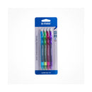 MAXI GEL PEN 0.7MM BLISTER OF 4 PC ASST