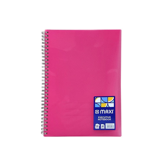Maxi Wire o Colored Pp Notebook A4, 80 Sheets