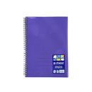 MAXI WIRE-O-COLORED PP NOTEBOOK A4 80 SHEET