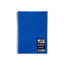 MAXI WIRE-O-COLORED PP NOTEBOOK B5 80 SHEET
