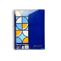 MAXI SPIRAL PP 4 SUBJECT NOTEBOOK 11"X8.5" 160SH