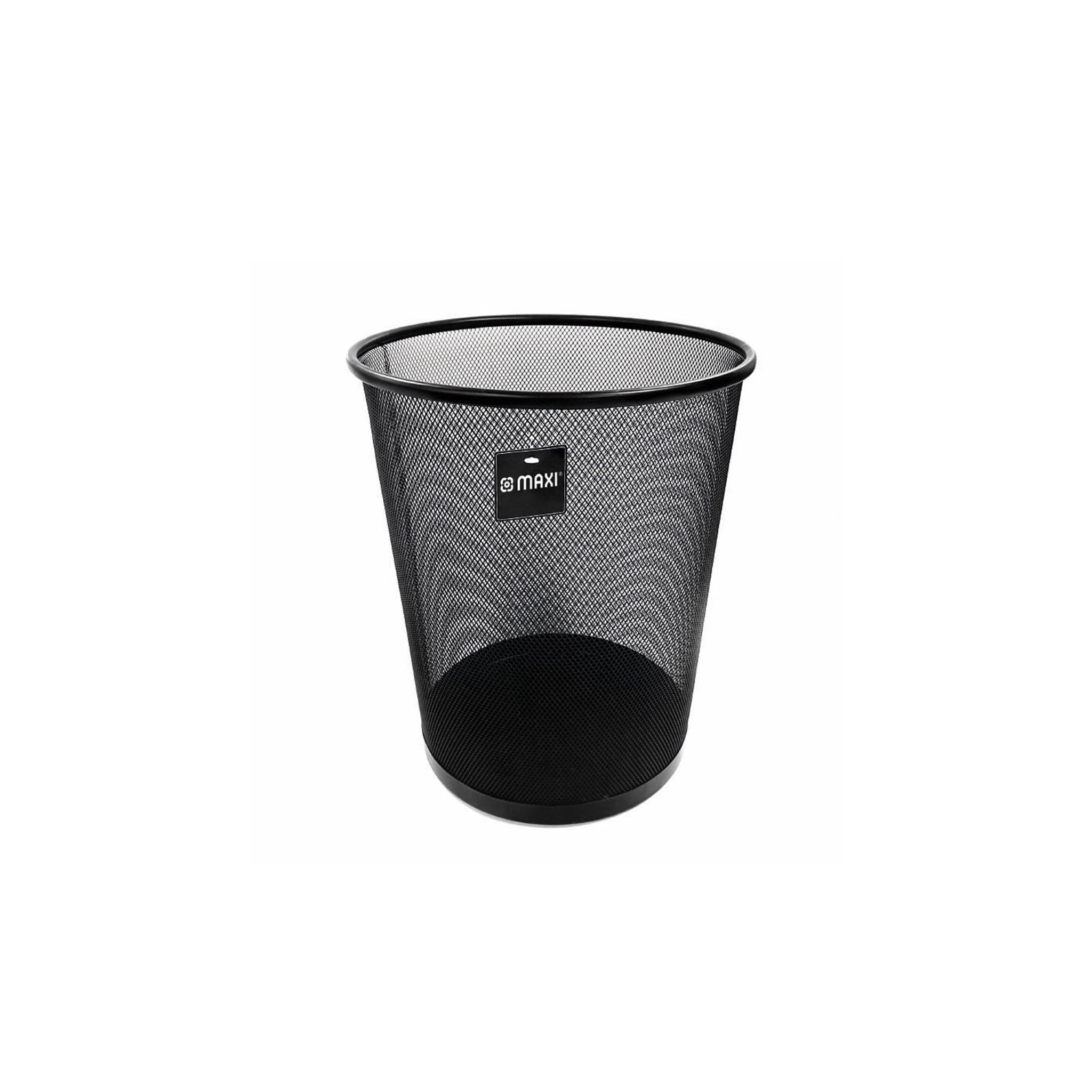 MAXI MESH WASTE BIN 18 LTR BLACK