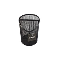 MAXI MESH 3 SLOT PEN & PENCIL CUP HOLDER BLACK
