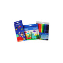 Maxi Felt Pens Colour Pencils and Crayons 36 pcs