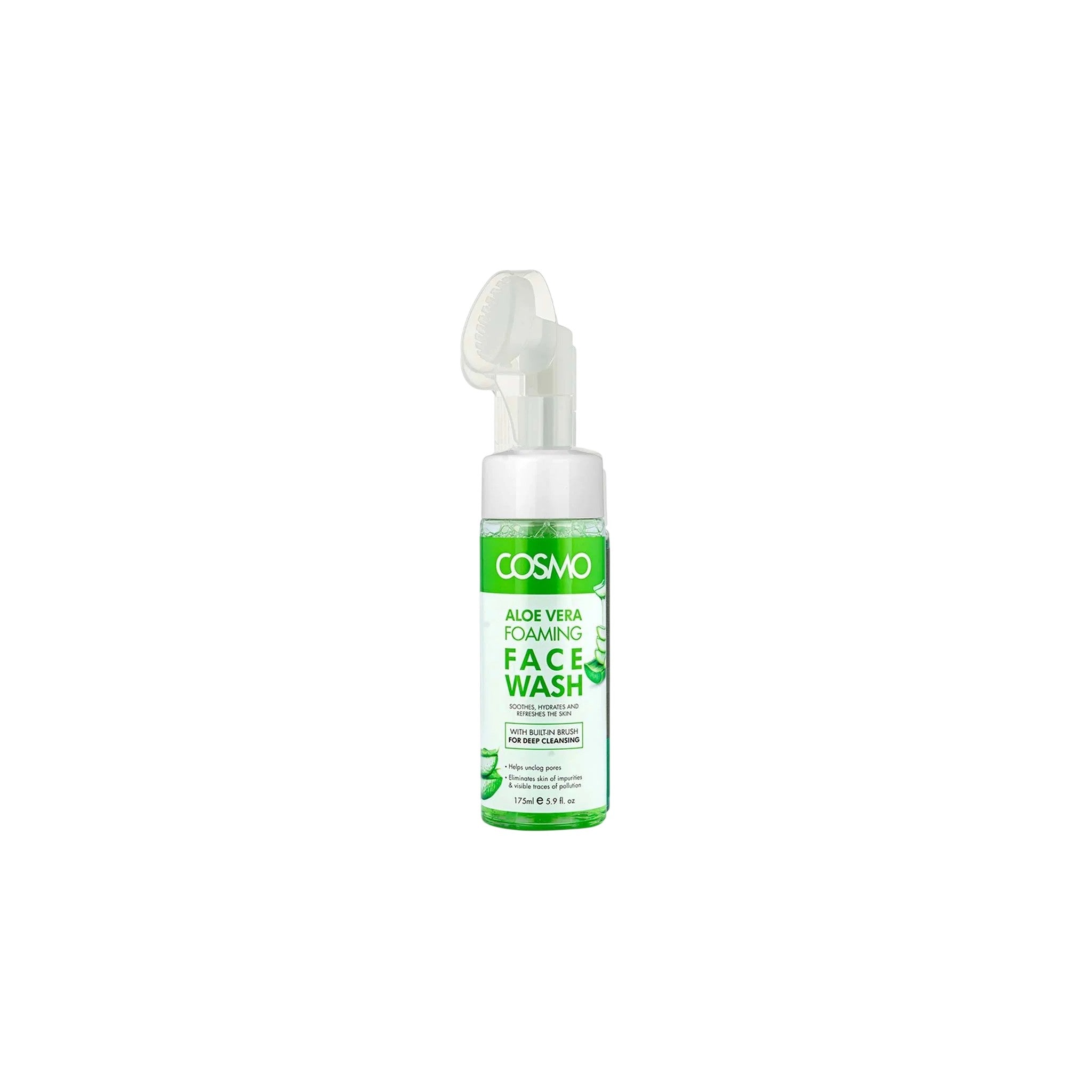 Cosmo Aloe Vera Foaming Face Wash Cleanser 175 ml
