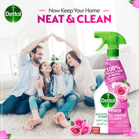 Dettol All Purpose Cleaner Spray Bottle, Rose Scent, 500ml