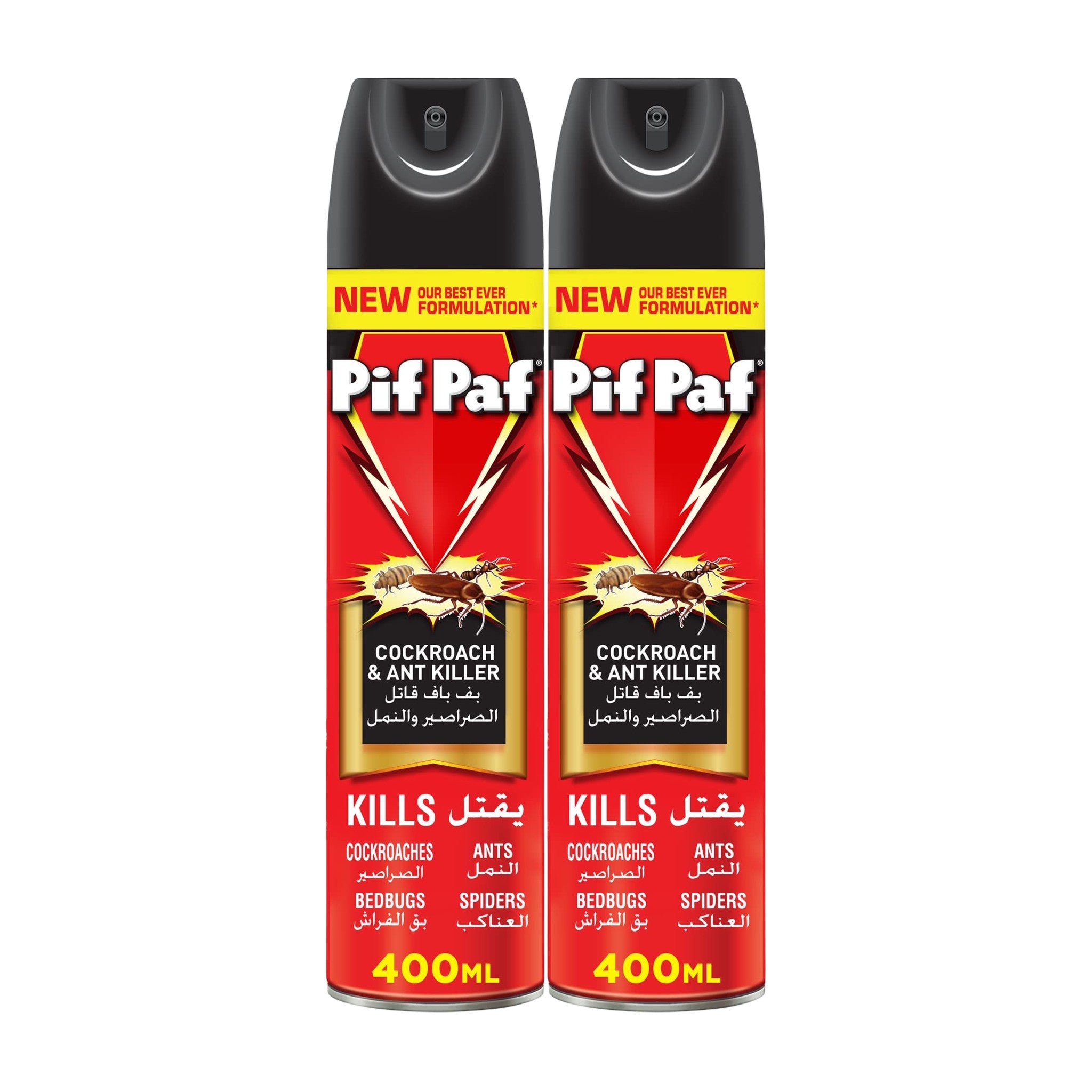 Pif Paf Crawling Insect Killer Power Plus 400 ml 2 pcs