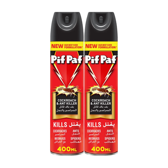 Pif Paf Crawling Insect Killer Power Plus 400 ml 2 pcs