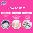 Vanish Oxi Action Stain Remover Powder For Coloured & White Clothes 500g