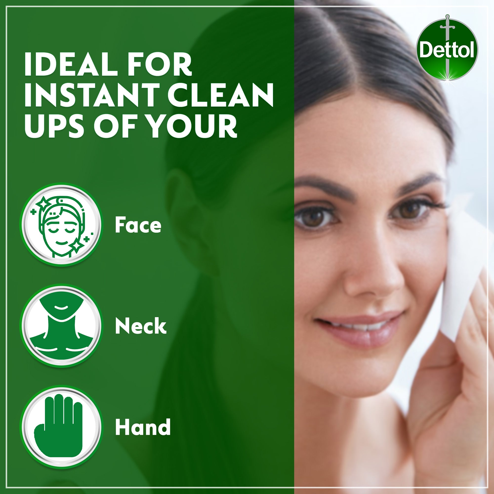 Dettol Fresh Antibacterial Skin Wipes 3 x 10 pcs original